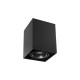 Sandy Black Aluminium LED GU10 1x10 Watt IP20 AC220-240 Volt L: 9.6 W: 9.6 H: 12.5 cm