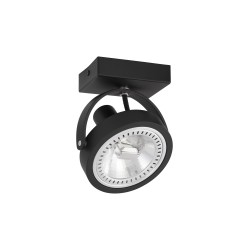Sandy Black Aluminium LED AR111 35 Watt IP20 W: 13.6 L: 9 H: 17 cm