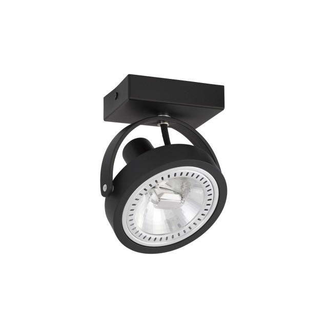 Sandy Black Aluminium LED AR111 35 Watt IP20 W: 13.6 L: 9 H: 17 cm