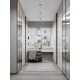 Sandy White Aluminium LED GU10 1x10 Watt IP20 100-260 Volt Bulb Excluded L: 14.5 W: 14.5 H: 8.6 cm