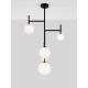 Opal Glass Sandy Black Aluminium LED G9 5x5 Watt 230 Volt IP20 Bulb Excluded L: 73 H: 100 cm 9043304