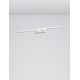 Sandy White Aluminum & Acrylic LED 30 Watt 230 Volt 2422Lm 3000 IP44 L: 96 W: 14 H: 6 cm 9053301