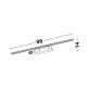 Sandy White Aluminum & Acrylic LED 30 Watt 230 Volt 2422Lm 3000 IP44 L: 96 W: 14 H: 6 cm 9053301
