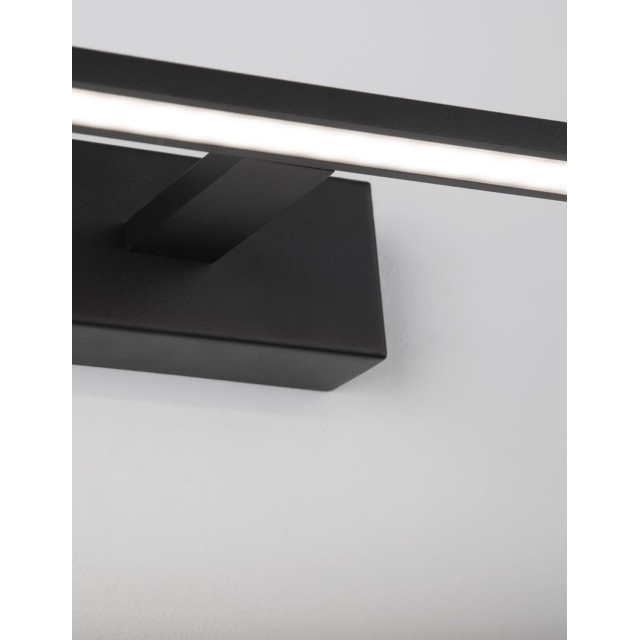 Sandy Black Aluminum & Acrylic LED 30 Watt 230 Volt 2422Lm 3000 IP44 L: 96 W: 14 H: 6 cm 9053302