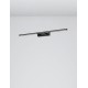Sandy Black Aluminum & Acrylic LED 30 Watt 230 Volt 2422Lm 3000 IP44 L: 96 W: 14 H: 6 cm 9053302
