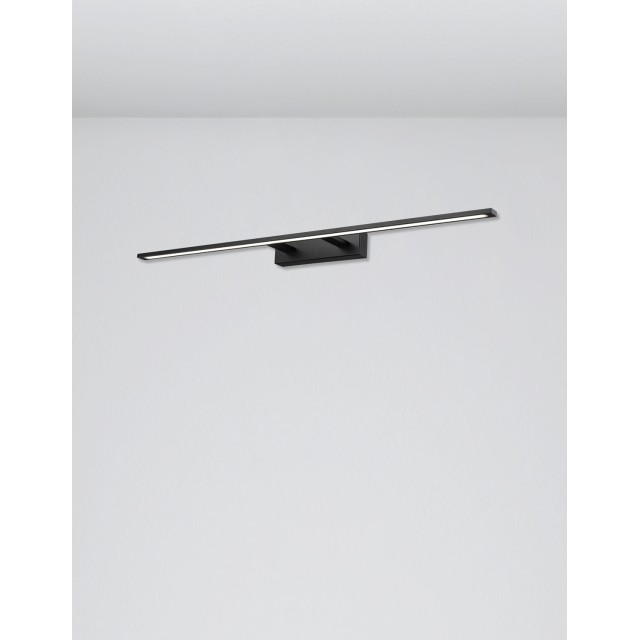 Sandy Black Aluminum & Acrylic LED 30 Watt 230 Volt 2422Lm 3000 IP44 L: 96 W: 14 H: 6 cm 9053302