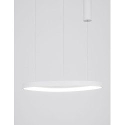 Dimmable Sandy White Aluminium &Acrylic LED 48 Watt 230 Volt 2400Lm 3000 IP20 D: 65 H: 150 cm 9053551