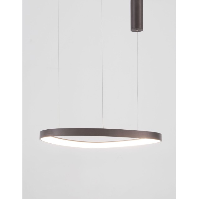Dimmable Coffee Brown Aluminium &Acrylic LED 48 Watt 230 Volt 2400Lm 3000 IP20 D: 65 H: 150 cm 9053553