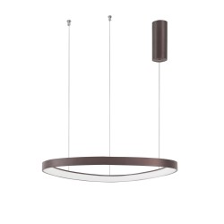 Dimmable Coffee Brown Aluminium &Acrylic LED 48 Watt 230 Volt 2400Lm 3000 IP20 D: 65 H: 150 cm 9053553