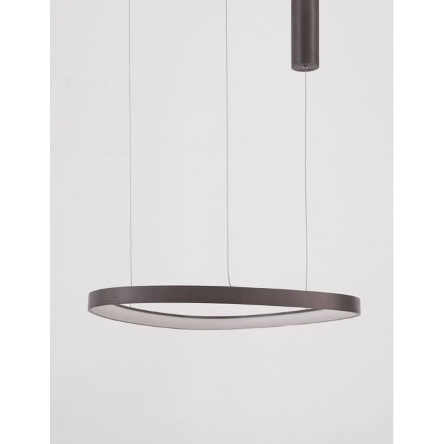 Dimmable Coffee Brown Aluminium &Acrylic LED 48 Watt 230 Volt 2400Lm 3000 IP20 D: 65 H: 150 cm 9053553