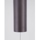 Dimmable Coffee Brown Aluminium &Acrylic LED 48 Watt 230 Volt 2400Lm 3000 IP20 D: 65 H: 150 cm 9053553
