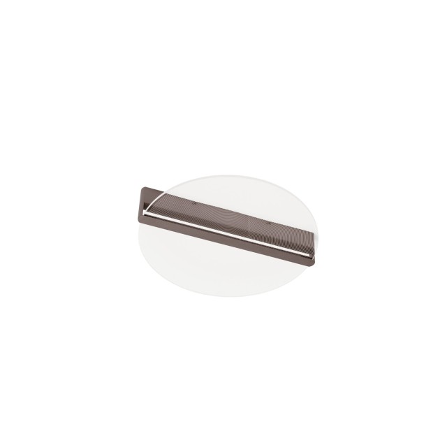 Coffee Brown Aluminium & Acrylic LED 36 Watt 230 Volt 2259Lm 3000K IP20 D: 58.5 W:56 H: 12.3 cm 9054447