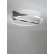 Coffee Brown Aluminium & Acrylic LED 36 Watt 230 Volt 2259Lm 3000K IP20 D: 58.5 W:56 H: 12.3 cm 9054447