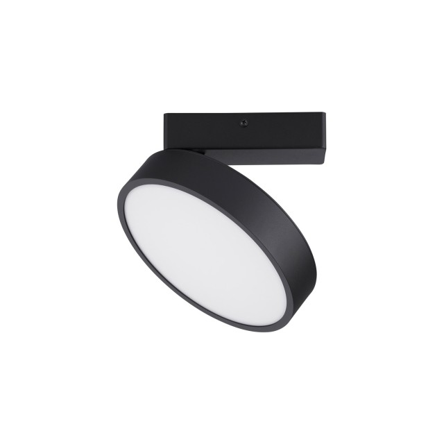 Sandy Black Aluminium & Acrylic LED 20W AC220-240V IP20 Philips TUV driver 1657Lm Beam: 120o CRI>80 D: 20 H:9.5 cm 2700-6000K CCT