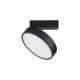 Sandy Black Aluminium & Acrylic LED 20W AC220-240V IP20 Philips TUV driver 1657Lm Beam: 120o CRI>80 D: 20 H:9.5 cm 2700-6000K CCT