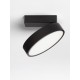 Sandy Black Aluminium & Acrylic LED 20W AC220-240V IP20 Philips TUV driver 1657Lm Beam: 120o CRI>80 D: 20 H:9.5 cm 2700-6000K CCT
