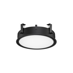Sandy Black Aluminium & Acrylic LED 24W AC220-240V IP20 Eaglerise TUV driver 2341Lm Beam: 120o CRI>80 D: 40 H:12.5 cm Cut Out: 42 cm 2700-6000K CCT
