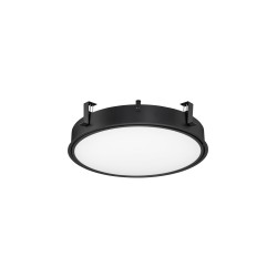 Sandy Black Aluminium & Acrylic LED 40W AC220-240V IP20 Eaglerise TUV driver 4491Lm Beam: 120o CRI>80 D: 60 H:12.5 cm Cut Out: 62.5 cm 2700-6000K CCT