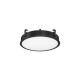 Sandy Black Aluminium & Acrylic LED 40W AC220-240V IP20 Eaglerise TUV driver 4491Lm Beam: 120o CRI>80 D: 60 H:12.5 cm Cut Out: 62.5 cm 2700-6000K CCT