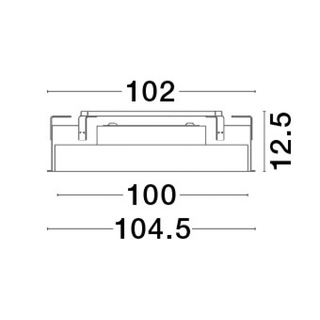 Γραμμικό Φωτιστικό LED Οροφής Λευκό ματ  2700-6000K CCT  9058117 Nova Luce