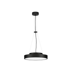 Sandy Black Aluminium & Acrylic LED 24W AC220-240V IP20 2341Lm CRI>80 Beam Angle: 120o D: 40 H1:5.5 H2:120 cm 2700-6000K CCT