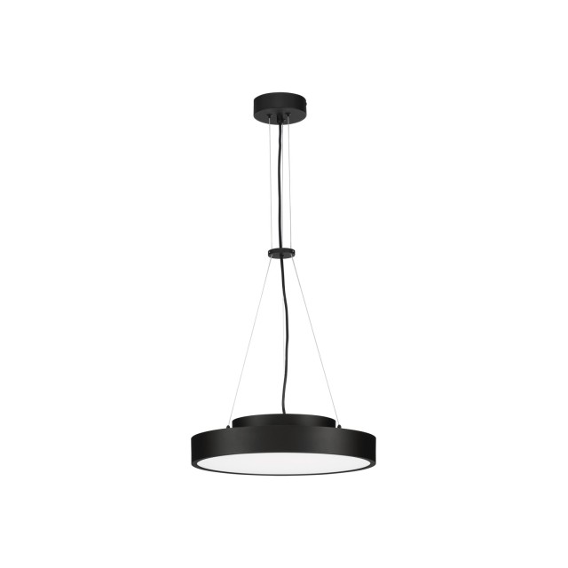 Sandy Black Aluminium & Acrylic LED 24W AC220-240V IP20 2341Lm CRI>80 Beam Angle: 120o D: 40 H1:5.5 H2:120 cm 2700-6000K CCT