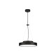 Sandy Black Aluminium & Acrylic LED 24W AC220-240V IP20 2341Lm CRI>80 Beam Angle: 120o D: 40 H1:5.5 H2:120 cm 2700-6000K CCT