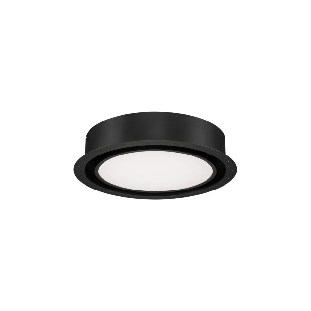 Sandy Black Aluminium & Acrylic LED 24W AC220-240V IP20 Eaglerise TUV driver 2341Lm Beam: 120o CRI>80 D: 40 H:12 cm Cut Out: 47.5 cm 2700-6000K CCT