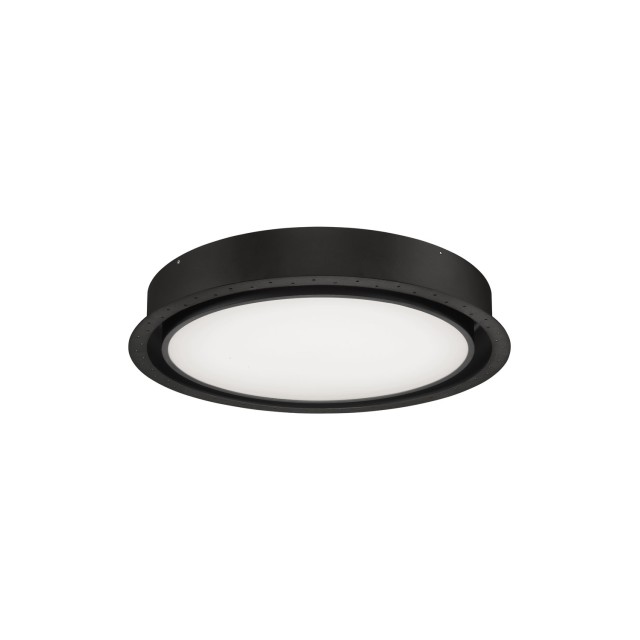 Sandy Black Aluminium & Acrylic LED 40W AC220-240V IP20 Eaglerise TUV driver 4491Lm Beam: 120o CRI>80 D: 60 H:12 cm Cut Out: 67 cm 2700-6000K CCT