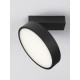 Sandy Black Aluminium & Acrylic LED 20W AC220-240V IP20 Philips TUV driver 1657Lm Beam: 120o CRI>80 D: 20 H:9.5 cm 3000K Dimmable