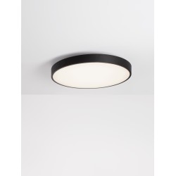 Sandy Black Aluminium & Acrylic LED 24W AC220-240V IP20 Eaglerise TUV TRIAC Dimmable driver 2341Lm Beam: 120o CRI>80 D: 40 H: 10 cm 3000K Dimmable