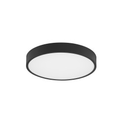 Sandy Black Aluminium & Acrylic LED 24W AC220-240V IP20 Eaglerise TUV TRIAC Dimmable driver 2341Lm Beam: 120o CRI>80 D: 40 H: 10 cm 3000K Dimmable
