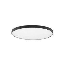 Sandy Black Aluminium & Acrylic LED 120W AC220-240V IP20 Eaglerise TUV TRIAC Dimmable driver 10744Lm Beam: 120o CRI>80 D: 100 H: 10 cm 3000K Dimmable