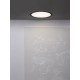 Sandy Black Aluminium & Acrylic LED 24W AC220-240V IP20 Eaglerise TUV driver 2341Lm Beam: 120o CRI>80 D: 40 H:12.5 cm Cut Out: 42 cm 3000K Dimmable