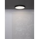 Sandy Black Aluminium & Acrylic LED 24W AC220-240V IP20 Eaglerise TUV driver 2341Lm Beam: 120o CRI>80 D: 40 H:12.5 cm Cut Out: 42 cm 3000K Dimmable