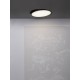 Sandy Black Aluminium & Acrylic LED 24W AC220-240V IP20 Eaglerise TUV driver 2341Lm Beam: 120o CRI>80 D: 40 H:12.5 cm Cut Out: 42 cm 3000K Dimmable