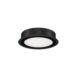 Sandy Black Aluminium & Acrylic LED 24W AC220-240V IP20 Eaglerise TUV driver 2341Lm Beam: 120o CRI>80 D: 40 H:12 cm Cut Out: 47.5 cm 3000K Dimmable