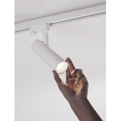 Sandy White Aluminium 30 Watt 220-240 Volt 750mA 2255Lm Led Chip Cree D: 8.5 H:22 3000K IP20 Adjustable Driver included