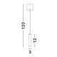 Brass Aluminium 5W AC220-240V  CRI>90 UGR