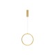 Gold Aluminium & Acrylic LED 25 Watt 230 Volt 741Lm 3000K IP20 D: 39.5 H: 150 cm 9070166