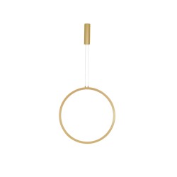 Gold Aluminium & Acrylic LED 35 Watt 230 Volt 1160Lm 3000K IP20 D: 60 H: 150 cm 9070168