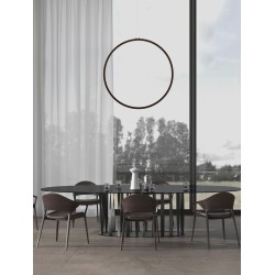 Sandy Black Aluminium & Acrylic LED 48 Watt 230 Volt 1684Lm 3000K IP20 D: 80.7 H: 200 cm 9070169