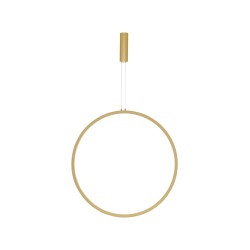 Gold Aluminium & Acrylic LED 48 Watt 230 Volt 1684Lm 3000K IP20 D: 80.7 H: 200 cm 9070170