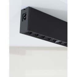 Γραμμικό Φωτιστικό LED Οροφής Μαύρο ματ 9080120 Nova Luce