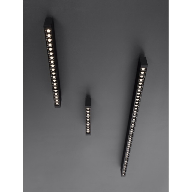 Γραμμικό Φωτιστικό LED Οροφής Μαύρο ματ 9080130 Nova Luce