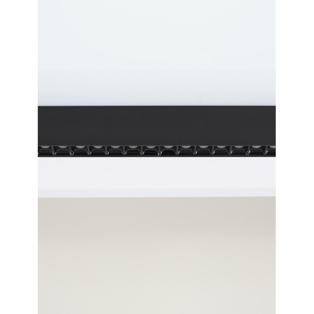 Γραμμικό Φωτιστικό LED Οροφής Μαύρο ματ 9080130 Nova Luce