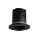 Black Aluminium 1W 3V Philips D:2.5 H:2 70Lm 3000K IP44