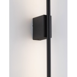 Sandy Black Aluminium LED 15 Watt 230 Volt 372Lm 3000K IP44 L: 1.5 W: 8.3 H: 90 cm