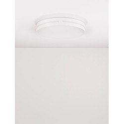 Πλαφονιέρα Οροφής Nova Luce WHEEL Λευκό Αλουμίνιο & Ακρυλικό LED 30W 9081211 Nova Luce