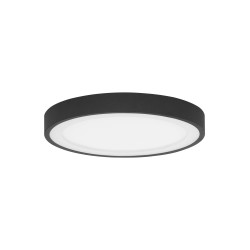Sandy Black Aluminium & Acrylic LED 30 Watt 230V 1590Lm 3000K IP20 D: 45 H: 5 cm 9081220